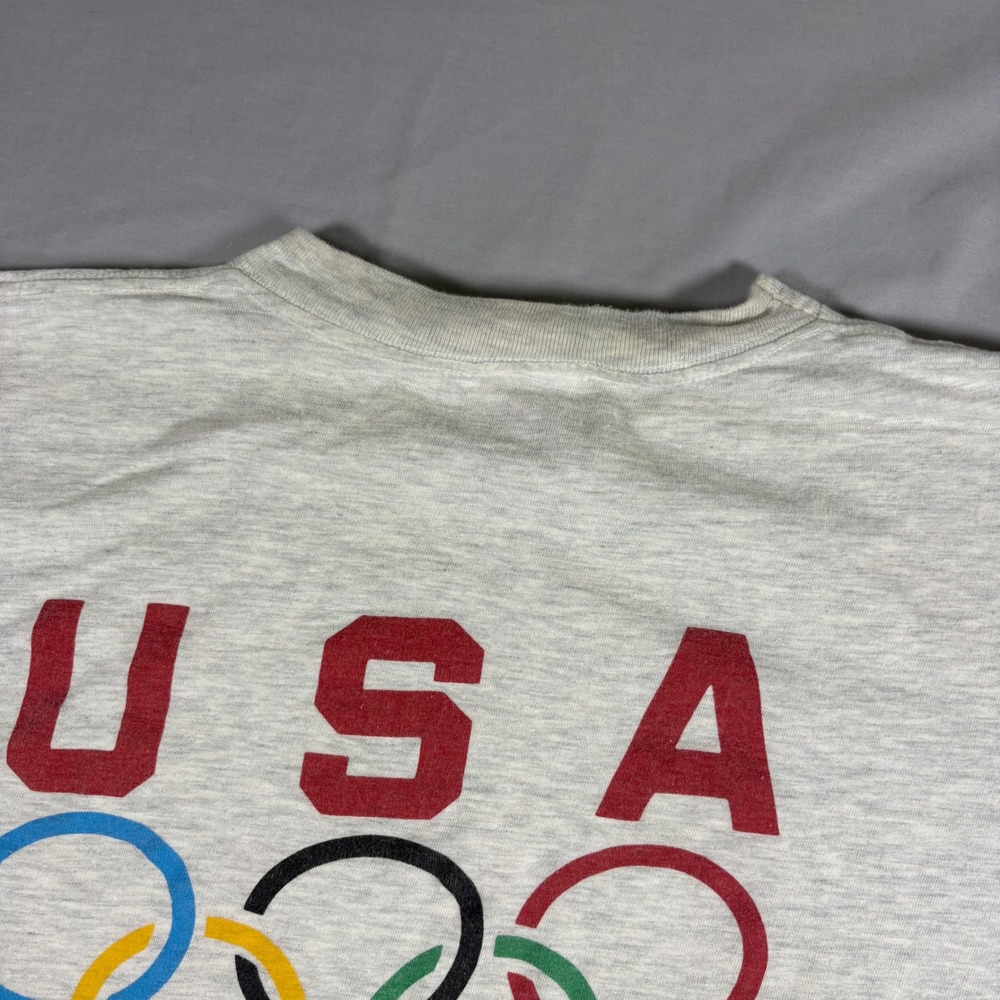Vintage Ray-Ban 1992 US Olympic Team T-Shirt XL Gray Bausch & Lomb USA Made 90s - Picture 11 of 11